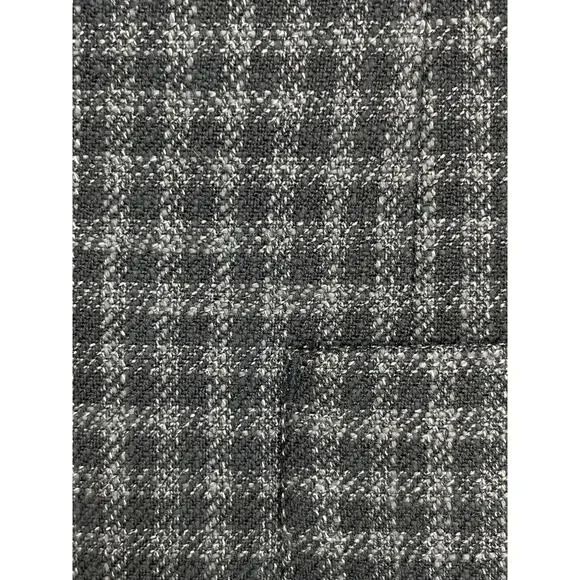 Jos A Bank Blazer Mens 42R Check Cotton Wool Blend Slim Fit 2-Button